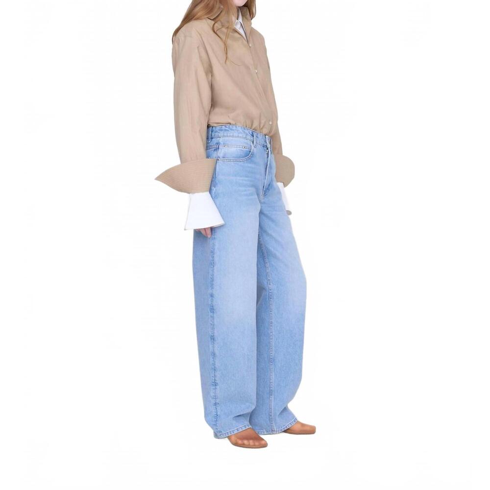NEW OSSOU rider straight leg jeans in salt wash - Picture 2 of 6